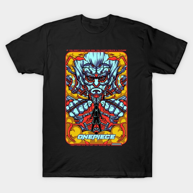 luffy mecha T-Shirt by imkram2x